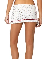 Edikted Womens Mica Floral Mini Skort