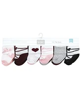 Hudson Baby Cotton Rich Terry Socks 24-Pack, Ballet, 6-12 Months