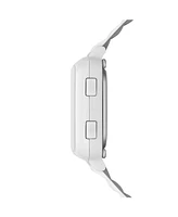 Skechers Women's Beckworth Digital, White Polycarbonate Watch
