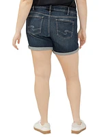 Silver Jeans Co. Plus Elyse Mid Rise Comfort Fit Shorts