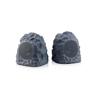 Wireless Outdoor Rechargeable Stereo Rock Speakers Pair