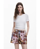 Desigual Women's Collina Strada boxer Bermuda