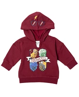 Harry Potter Fleece Pullover Hoodie Bodysuit and Pants 3 Piece Outfit Set