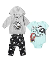 Nightmare Before Christmas Baby Boys Disney Mickey Mouse Minnie Classics the Aristocats Winnie Pooh Fleece Pullover Hoodie Bodysuit a