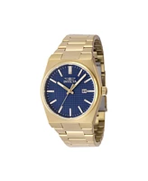 Invicta Men's Speedway Quartz 3 Hand Blue Dial Watch