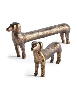Connley Dogs Sculptures Set Decorative Objects of 2