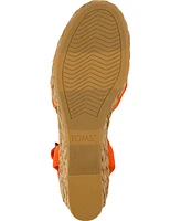Toms Women's Audrey Ankle Strap Wedge Sandals