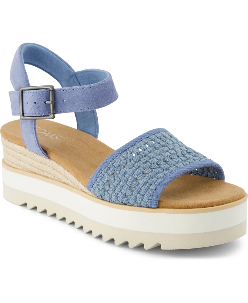 Toms Women's Diana Platform Wedge Sandals