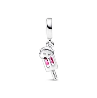 Pandora Cubic Zirconia Sprinkled Popsicle Dangle Charm