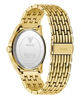 Guess Men's Analog Gold-Tone Steel Watch, 42mm