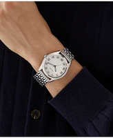 Guess Men's Analog Silver-Tone Steel Watch, 42mm