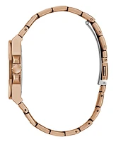 Guess Women's Analog Rose Gold-Tone Stainless Steel Watch, 34mm