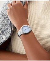 Guess Women's Analog Silver-Tone Stainless Steel Watch, 34mm