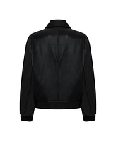 Pcfg Men's Bomber Leather Jacket