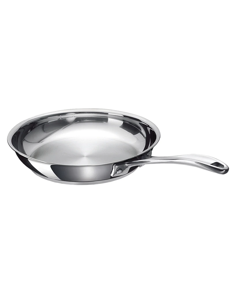 Alva Chef 11" Stainless Steel Frying Pan - Non-Toxic Pfas/Pfoa/Ptfe Free, Stay-Cool Handle - Induction Ready - Oven & Dishwasher Safe