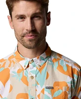 Columbia Men's Rapid Rivers Printed Short Sleeve Shirt