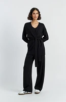 Chinti & Parker Wool Cashmere Blend Belt Wrap Cardigan