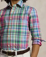 Polo Ralph Lauren Big Boys Plaid Cotton Poplin Shirt