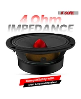 6.5 Inch Midrange Door Speaker 580W Subwoofer w Aluminum Bullet 4 Sub Woofer