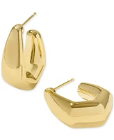 Kendra Scott 14k Gold-Plated Geometric Huggie Hoop Earrings