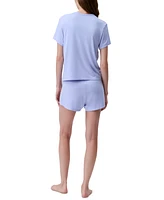 Calvin Klein Women's Short-Sleeve Sleep Tee QS7435