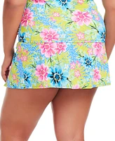 Bleu by Rod Beattie Plus Lets Get Away High-Waist Skirted Bottom