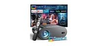 Elephas 1080P Video Projector, 15000L Outdoor Movie Projector, 230" Supported Home Projector