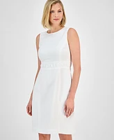 Kasper Women's Linen-Blend Sheath Dress