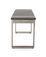 Modern Aluminum Outdoor Bench: Style and Comfort for Your Patio