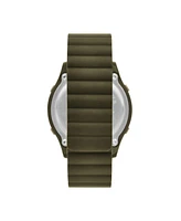 Skechers Men's Rosencrans Digital, Green Polycarbonate Watch