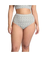 Eloquii Plus Women's High Waisted Crochet Bikini Bottom