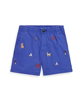 Polo Ralph Lauren Toddler and Little Boys Embroidered Chino Shorts