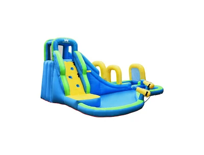 Inflatable Water Slide Kids Bounce House Fun Outdoor Playset for Summer Play