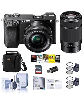 Sony Sony Alpha a6100 Mirrorless Camera with 16-50mm and 55-210mm Lenses