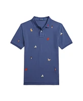 Polo Ralph Lauren Big Boys Embroidered Mesh Shirt