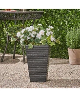 Sleek and Sophisticated Tapered Square Planter for Home and Garden