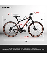 27.5" Mountain Bike with 21-speeds, Disc Brakes & Thumb Shifter