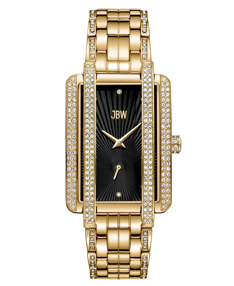 Jbw Women's Mink Diamond Gold-Plated Stainless-Steel Watch