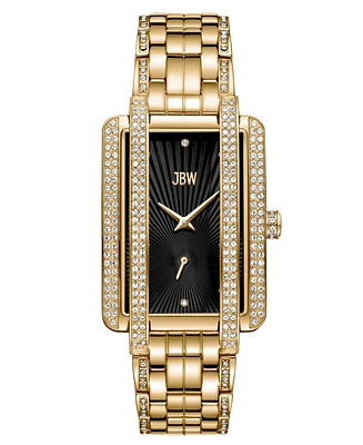 Jbw Women's Mink Diamond Gold-Plated Stainless-Steel Watch