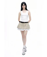 Nocturne Women's Layered Mini Skirt