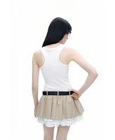 Nocturne Women's Layered Mini Skirt