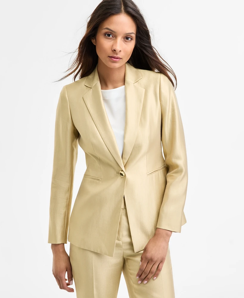 Anne Klein Women's One-Button Blazer