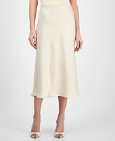 Anne Klein Women's Flared Pull-On Midi Skirt