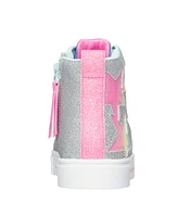 Skechers Little Girls Twinkle Toes: Sparks - Stellar Star High-Top Light-Up Casual Sneakers from Finish Line