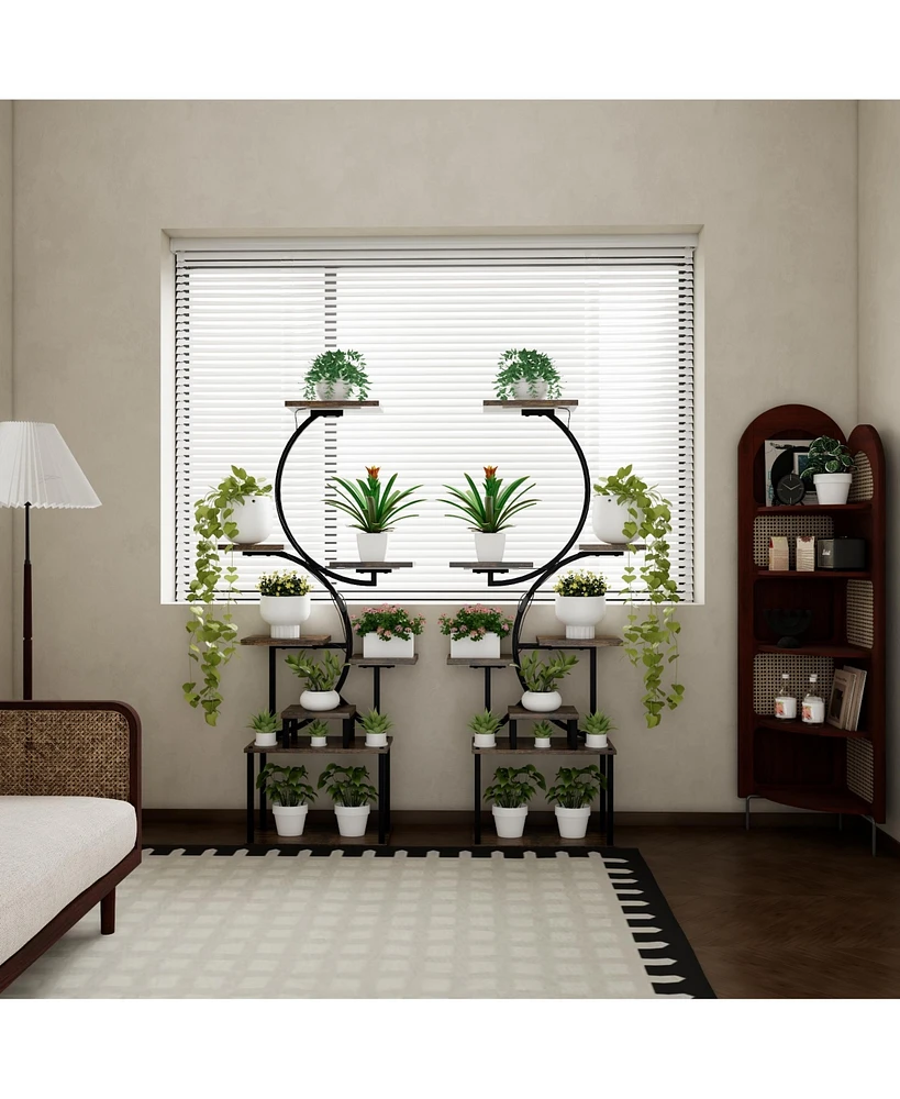 8-Tier Plant Stand with Grow Lights (Dimmable