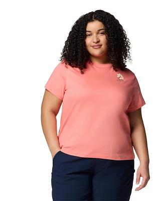 Columbia Plus Rolling Bend Graphic Short Sleeve Top