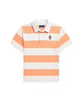 Polo Ralph Lauren Big Boys Bear Short-Sleeve Rugby Shirt