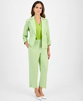 Kasper Women's Linen-Blend Blazer