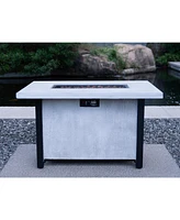 44" Outdoor Patio Propane Gas Fire Pit Table, 50,000 Btu