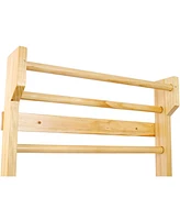 Multi-Purpose Swedish Ladder & Pull-Up Bar for Gymnastics, Physical Therapy, and Home Workouts